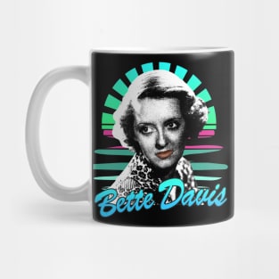 Bette davis / Sunset retro 80s Mug